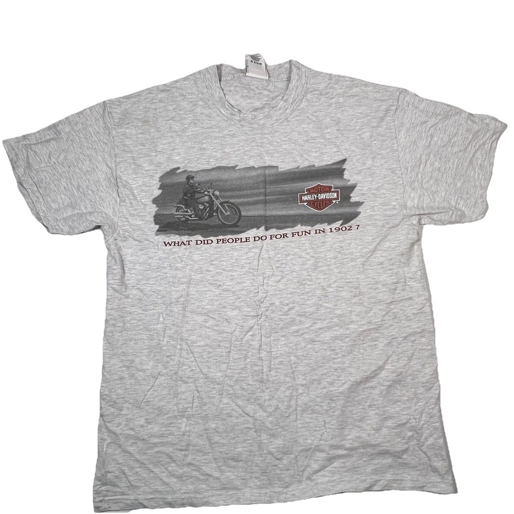 VTG  Harley Davidson RK Stratman‎ T Shirt Large Retro SOLDOTNA,ALASKA USA